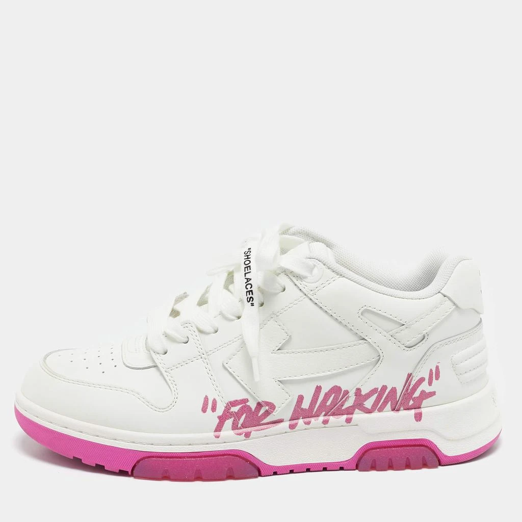 Off-White Off-White White Leather Out Of Office Sneakers Size 38 1