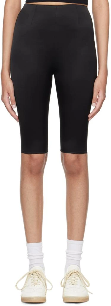 MM6 Black Raw Edge Shorts 1