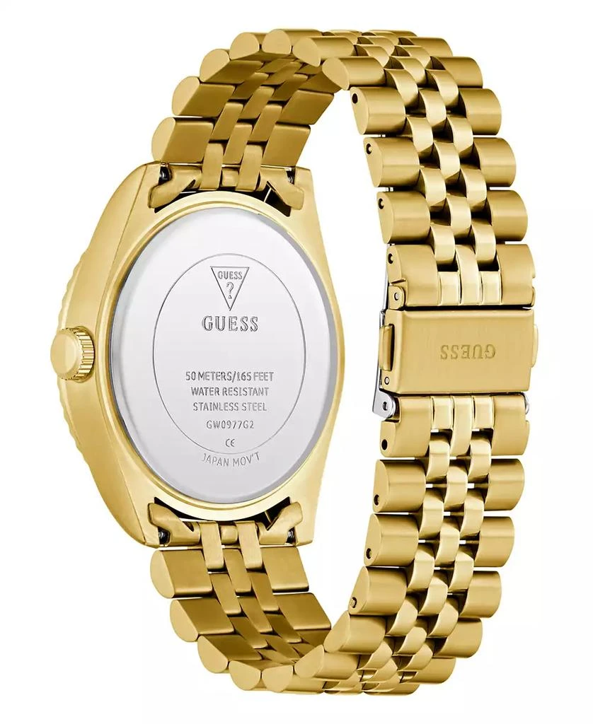 GUESS Men's Gold Tone Multi-function Date Watch, 42mm 4