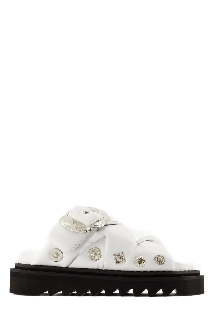 Toga Pulla Toga Pulla Buckled Puffer Sandals 1