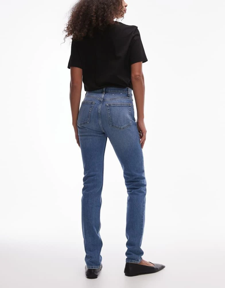 ARKET ARKET Azalea high rise stretch skinny leg jeans in mid wash blue 2