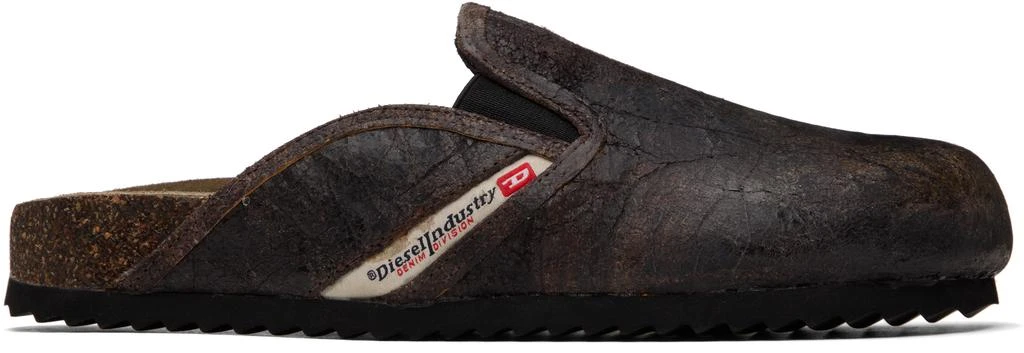 Diesel Brown D-Woodstock Slip-on Loafers 1
