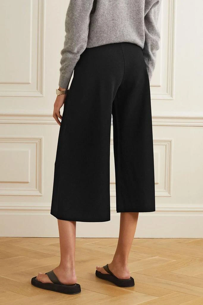 Stella McCartney Cropped stretch-knit wide-leg pants 3