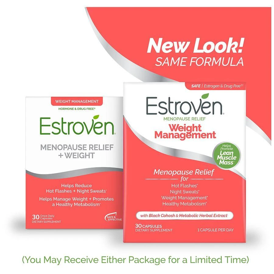 Estroven Weight Management for Menopause Relief 3