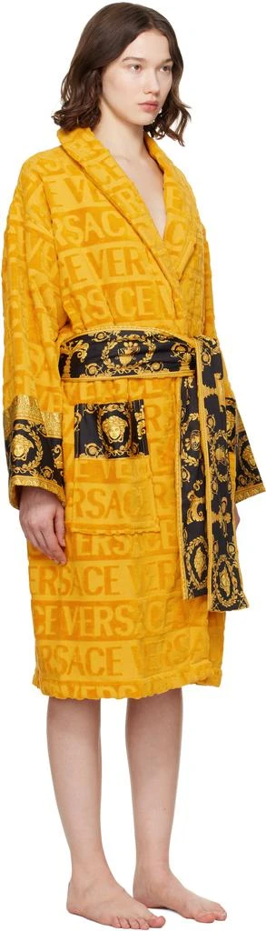 Versace Yellow 
I Heart Baroque
 Bathrobe 2