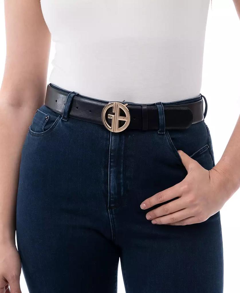 Giani Bernini Women's Signature-Buckle Panel Belt