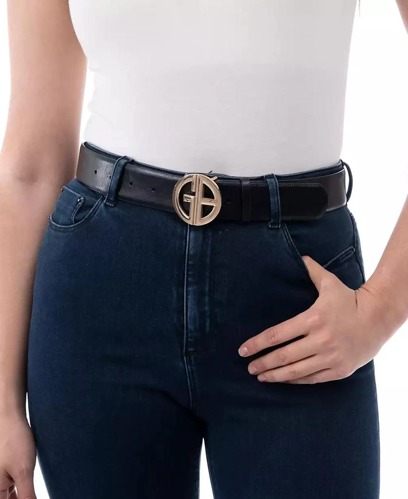 Giani Bernini Women's Signature-Buckle Panel Belt 2