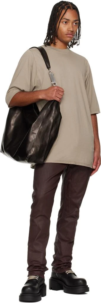 Rick Owens Burgundy Concordians Oversized Hoodie 4