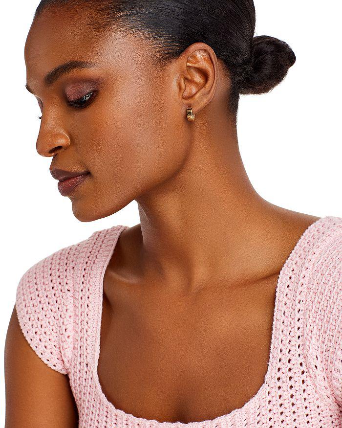 Bloomingdale's Huggie Hoop Earrings in 14K Yellow Gold - Exclusive