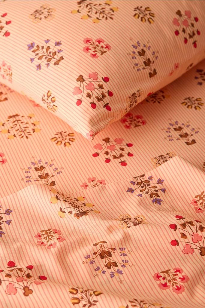 Urban Outfitters Aria Woodblock Floral Patterned Sheet Set 2