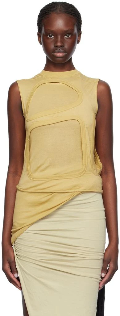 Rick Owens Yellow Membrane II Tank Top 1