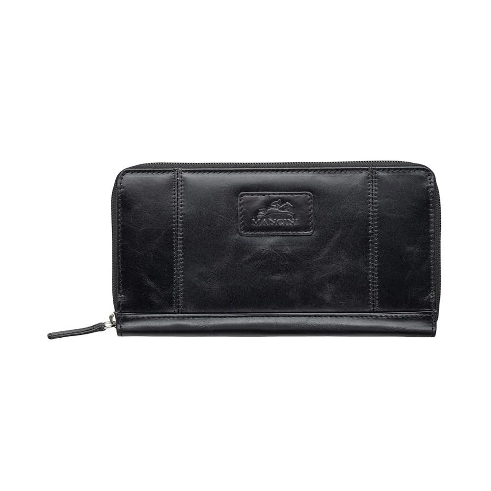 Mancini Men's Casablanca Collection Clutch Wallet