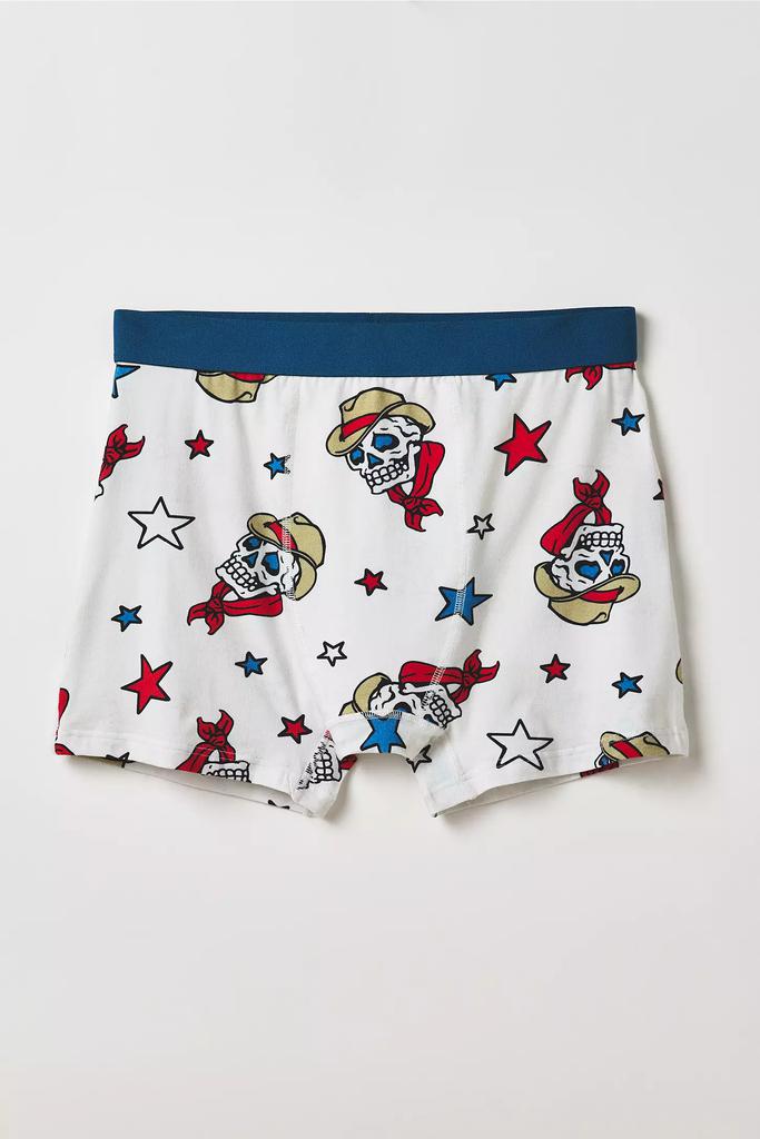 Urban Outfitters Skull Cowboy Pattern Boxer Brief