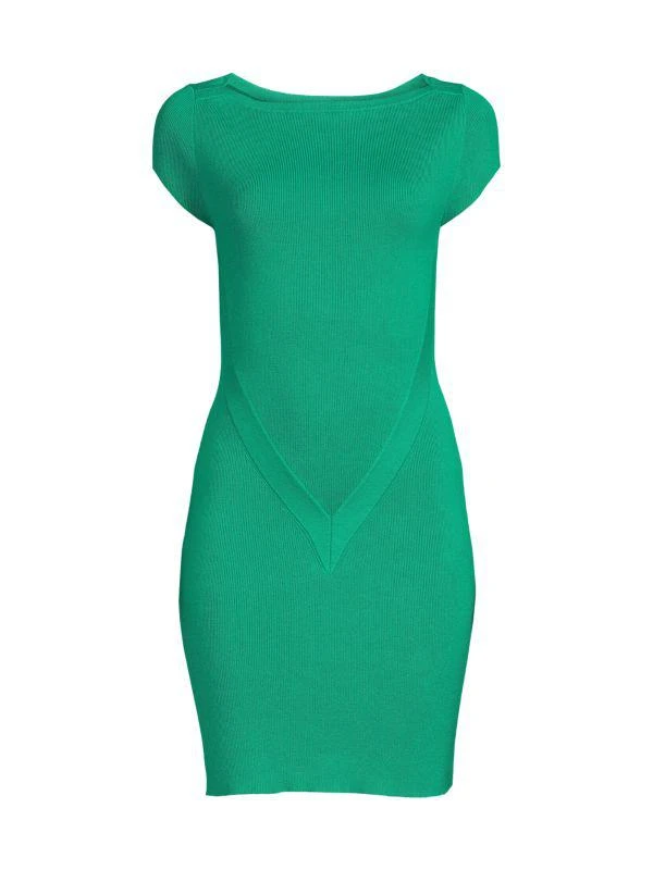 Victor Glemaud Rib Knit Bodycon Mini Dress 3