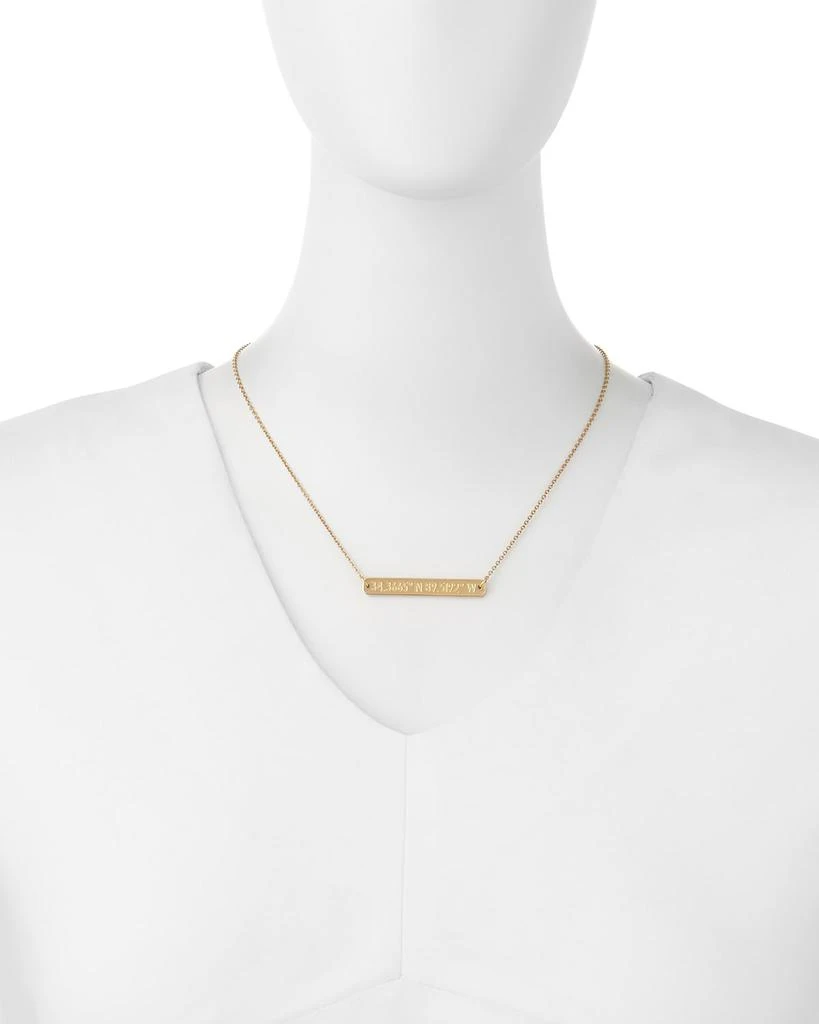Coordinates Collection Legend Engraved Pendant Necklace, 16-18"L 2