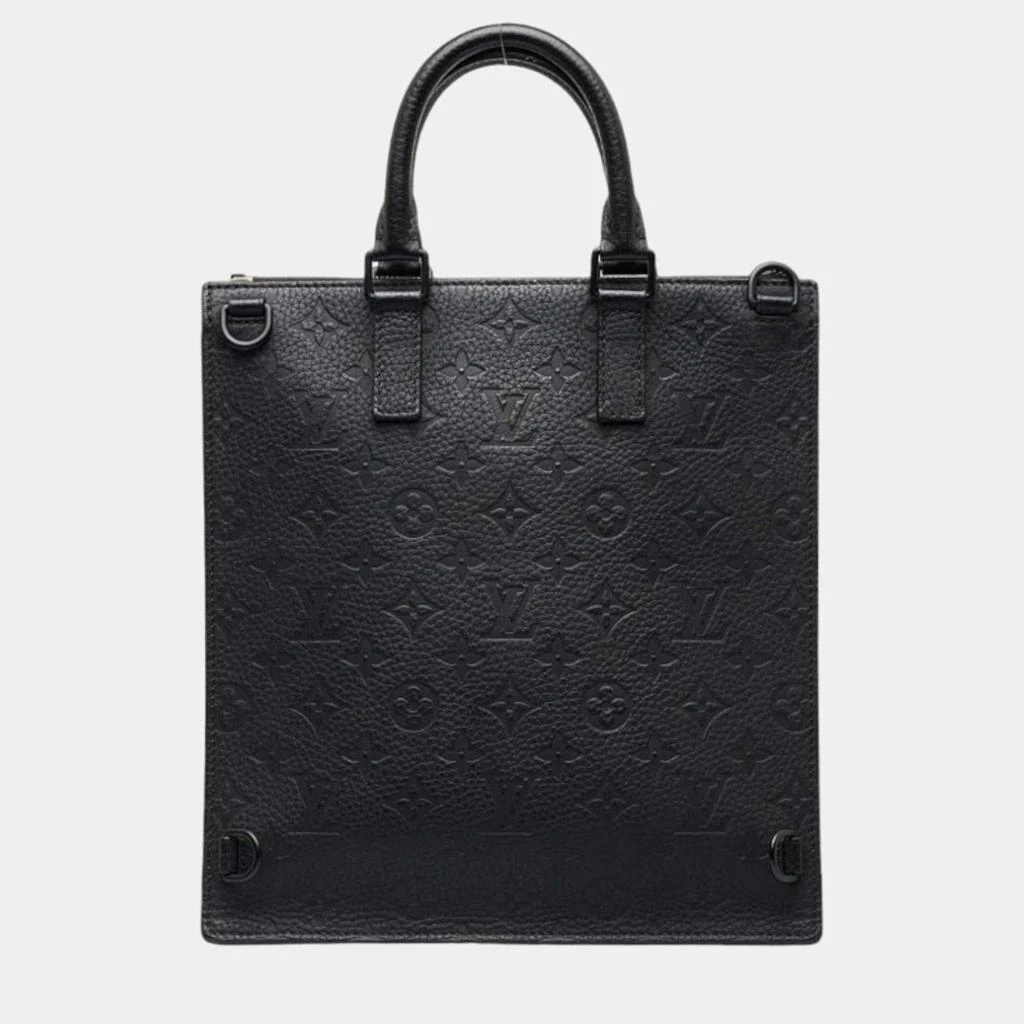 Louis Vuitton Louis Vuitton Black Leather Monogram Empreinte Sac Plat Messenger Crossbody Bag 3