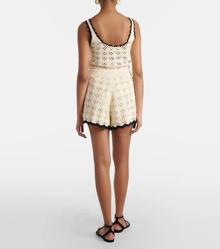 Zimmermann Rhiannon crochet cotton shorts 3