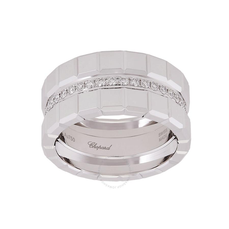 Chopard Ice Cube 18K White Gold Diamond Ring