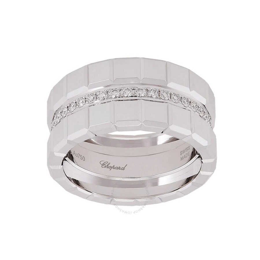 Chopard Ice Cube 18K White Gold Diamond Ring 1