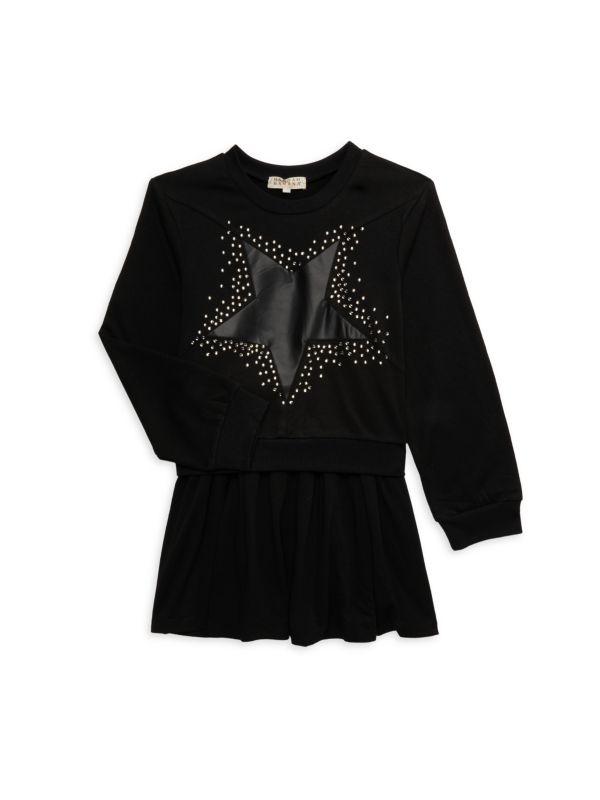 Hannah Banana Little Girl's & Girl's Twofer Dress