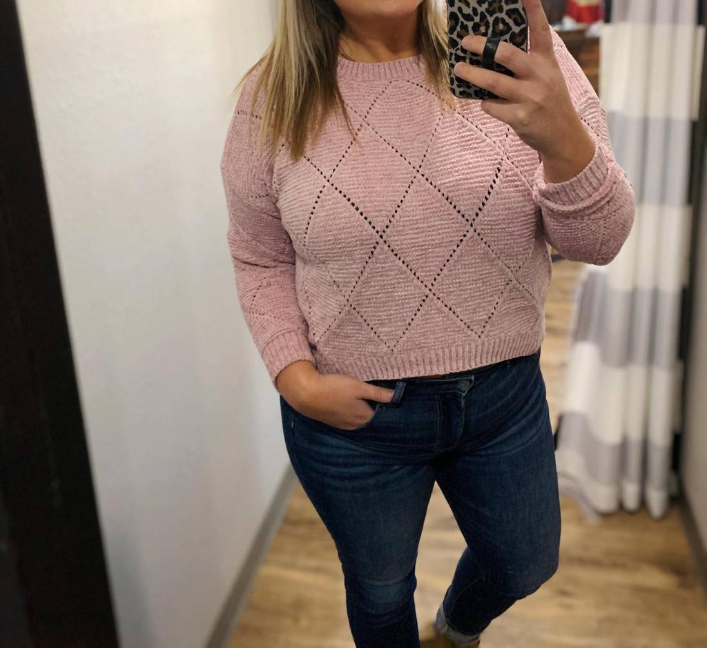 Angie Angie - Diamond Crewneck Sweater