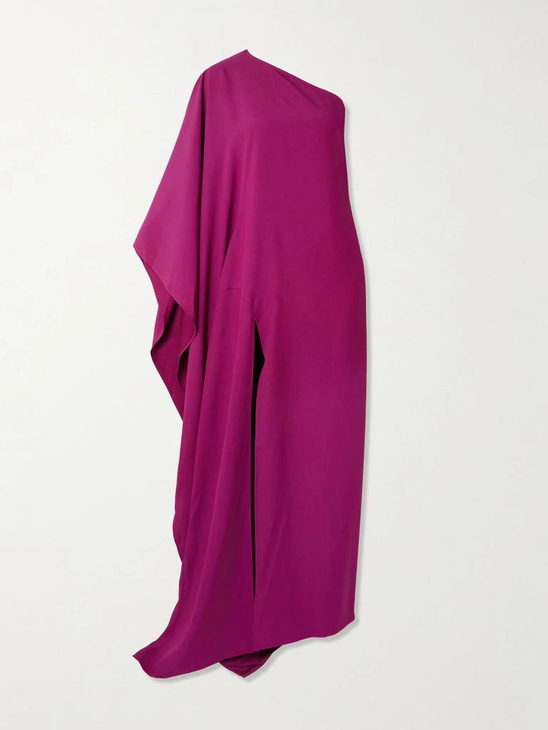 Taller Marmo Paloma Scarf-detailed One-shoulder Satin-crepe Maxi Dress  - IT36