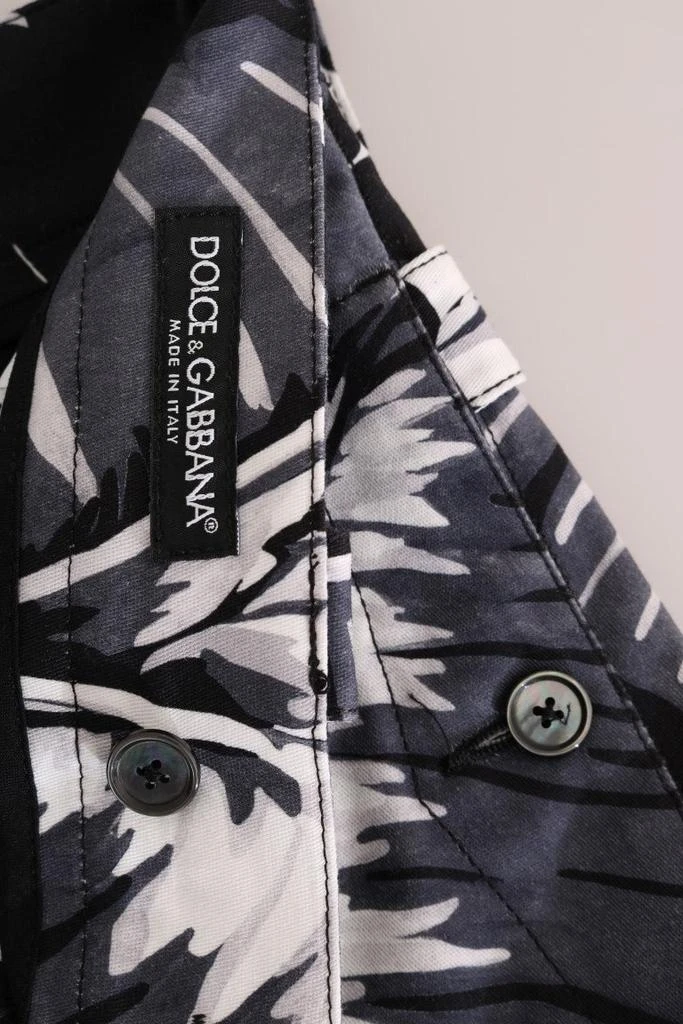 Dolce & Gabbana Elegant Capri Casual Pants in Banana Leaf Men's Print 5