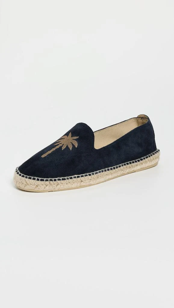 Manebi Embroidered Suede Classic Espadrilles 1