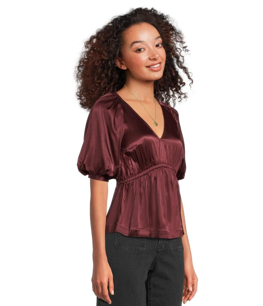 Madewell Kathleen Top- Unitedtex Stretch Satin 2