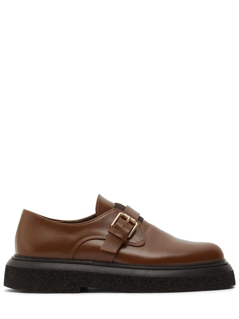 MAX MARA 20mm Urbanmonks Leather Lace-up Shoes