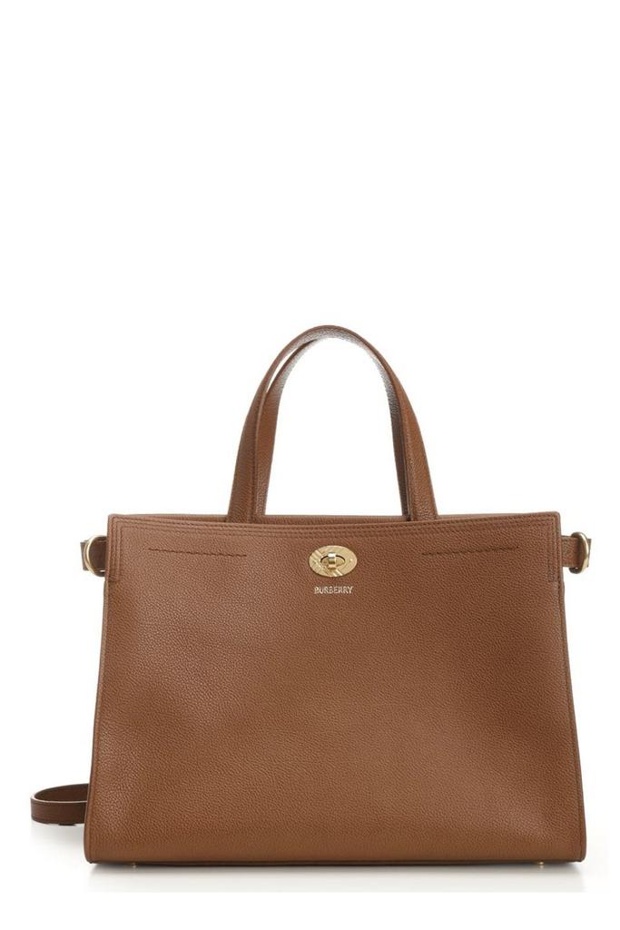 【関税＆送料込み】Burberry Ll Md Pocket Dtl Tote Ll6 Burberry Ll Md Pocket Dtl Tote Ll6 in Natural | Lyst
