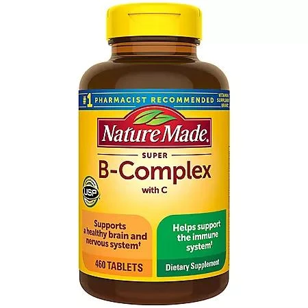 Nature Made Nature Made Super B-Complex Tablets for Metabolic Health 460 ct. 1