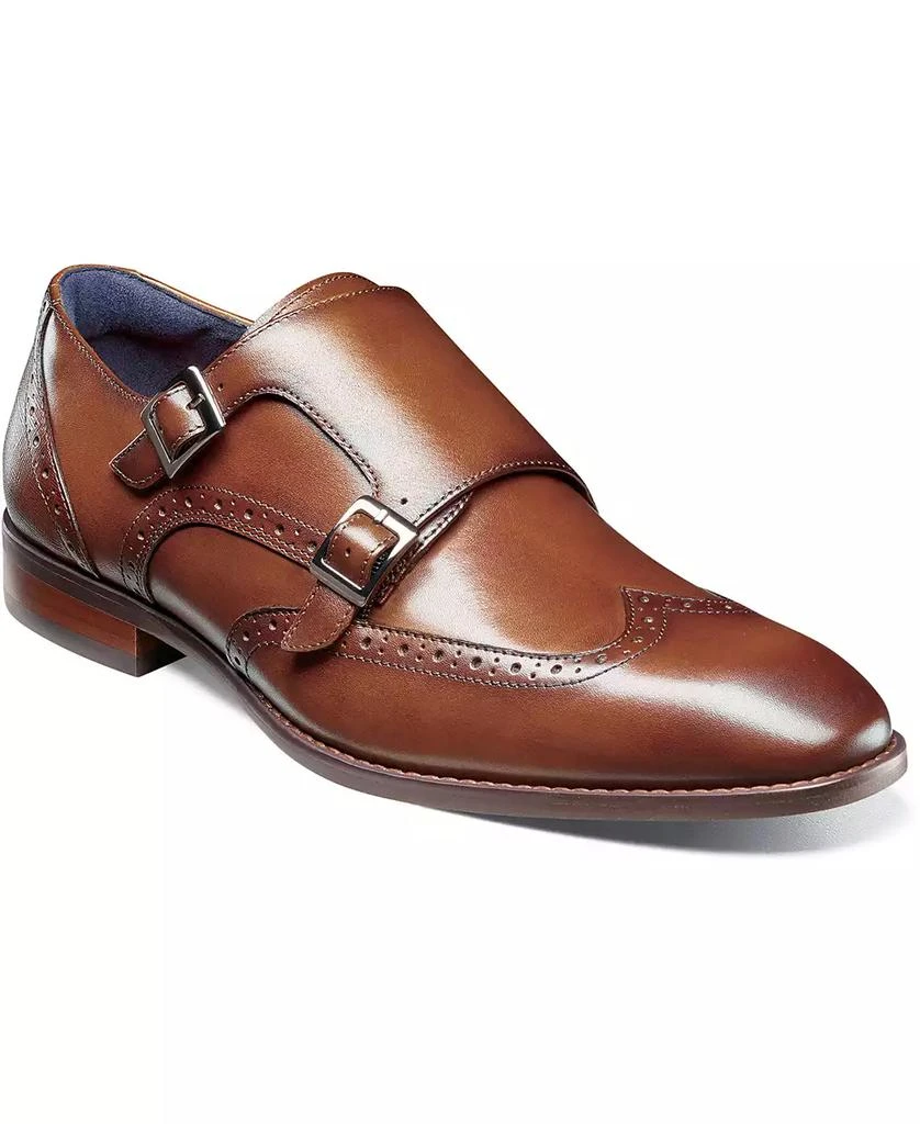 Stacy Adams Men's Karson Wingtip Double-Monk Strap Dress Shoe 1