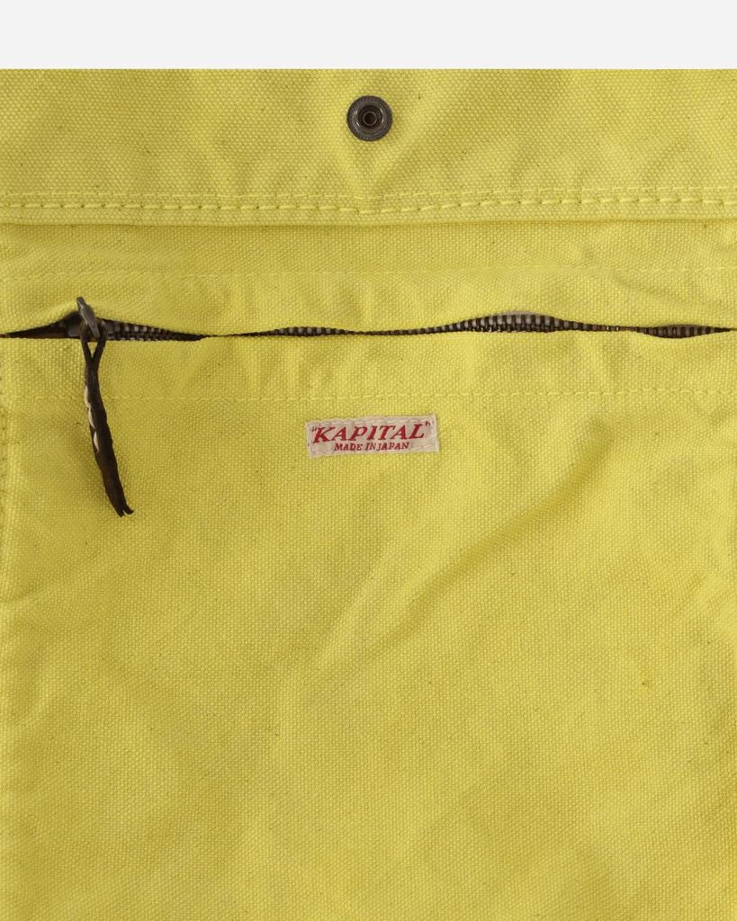 KAPITAL #6 Canvas Standard Tote Bag (S) Lemon 5