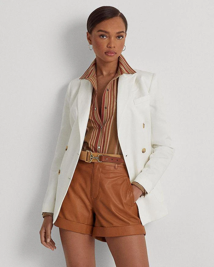 Lauren Ralph Lauren Twill Double Breasted Blazer 5