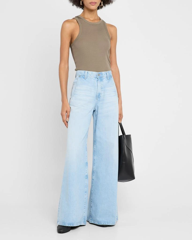 AG Jeans Posey Mid-Rise Super-Wide Jeans 2