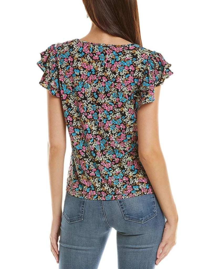 CeCe Ruffle Sleeves Top 2