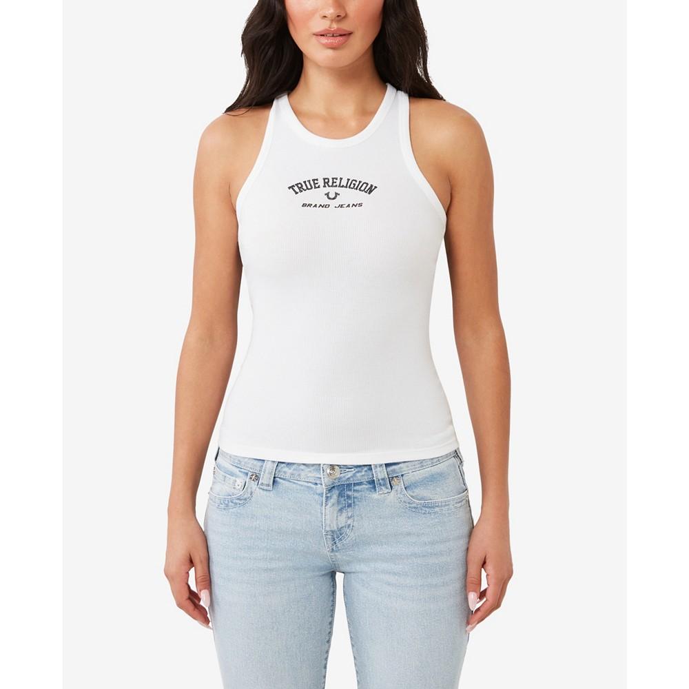 True Religion Women's Branded Goddess Tank Top