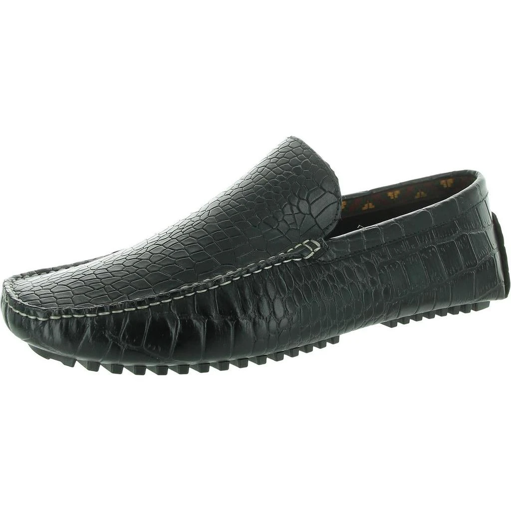 Donald J Pliner Vildi Mens Leather Slip On Loafers 1