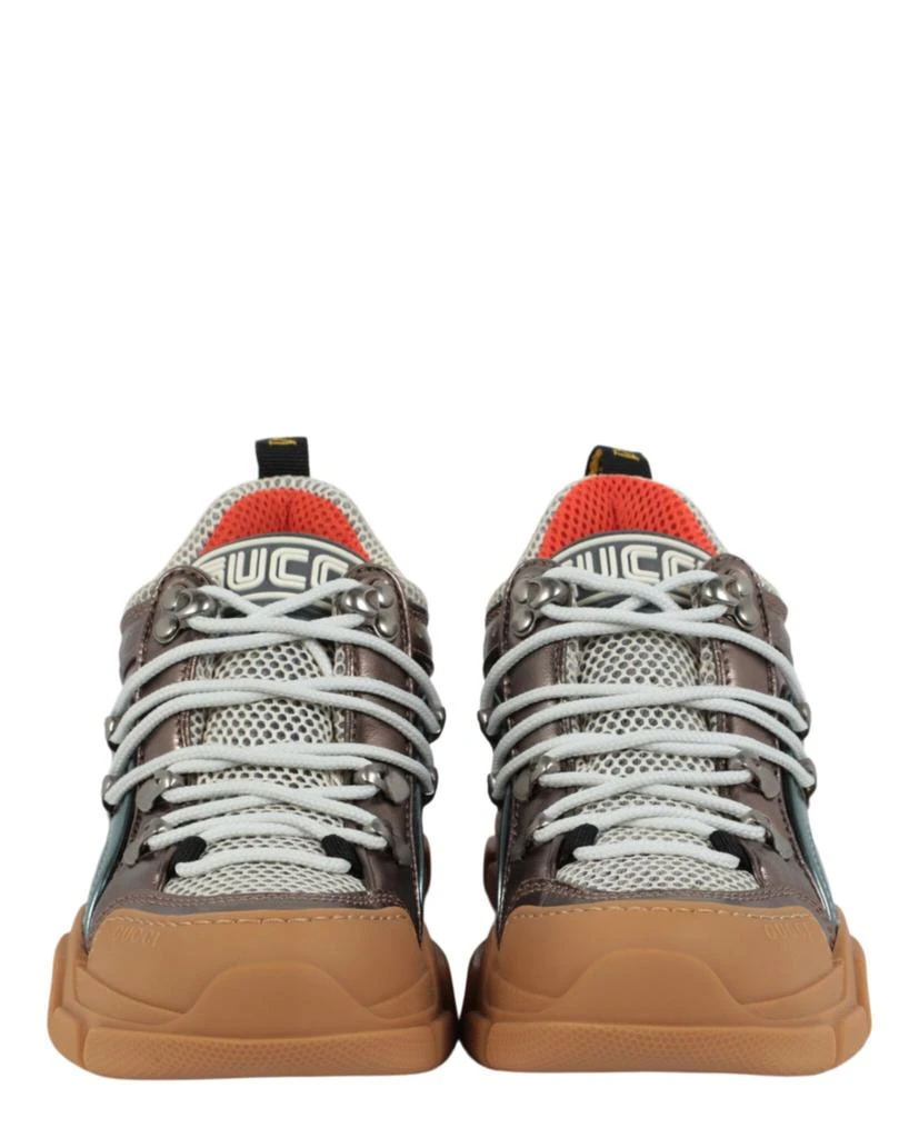 Gucci Flashtrek Metallic Leather Sneakers 5