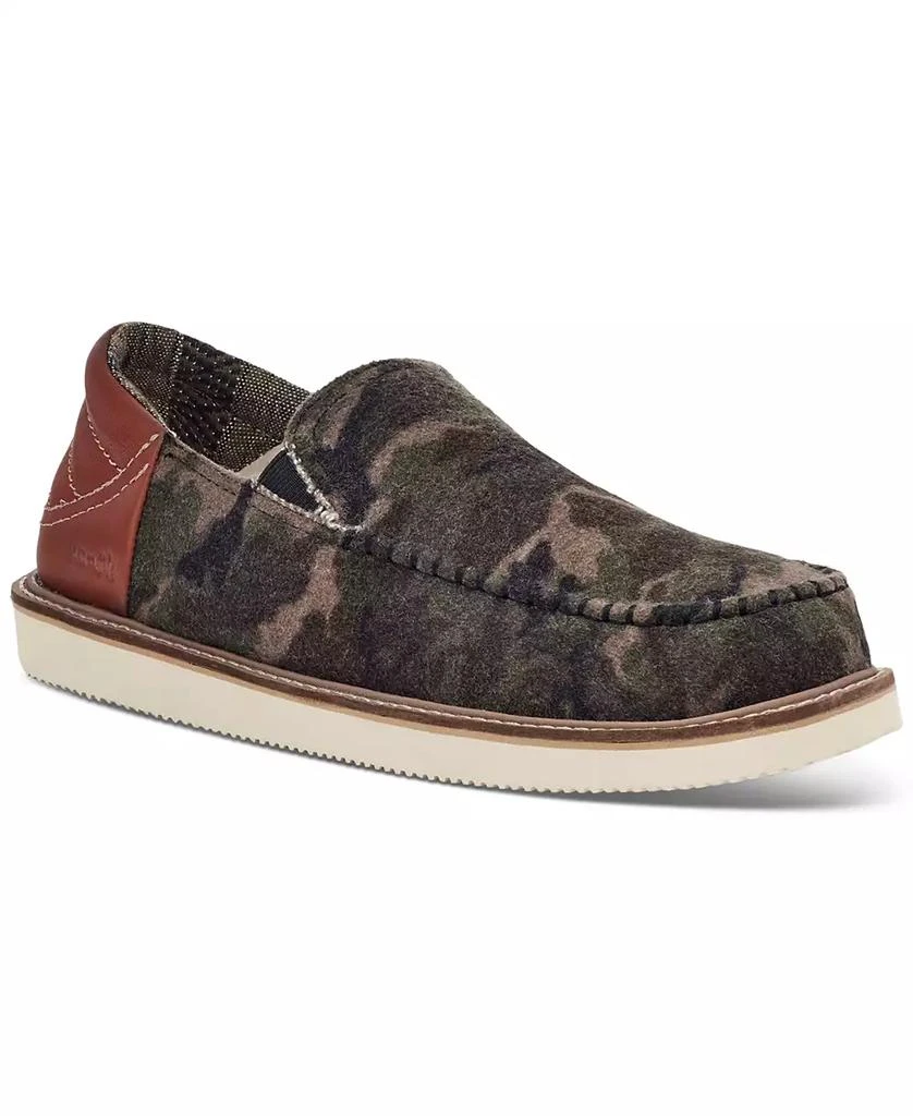 Sanuk Men's Cozy Vibe Low SM Camouflage Collapsible Heel Slippers 1