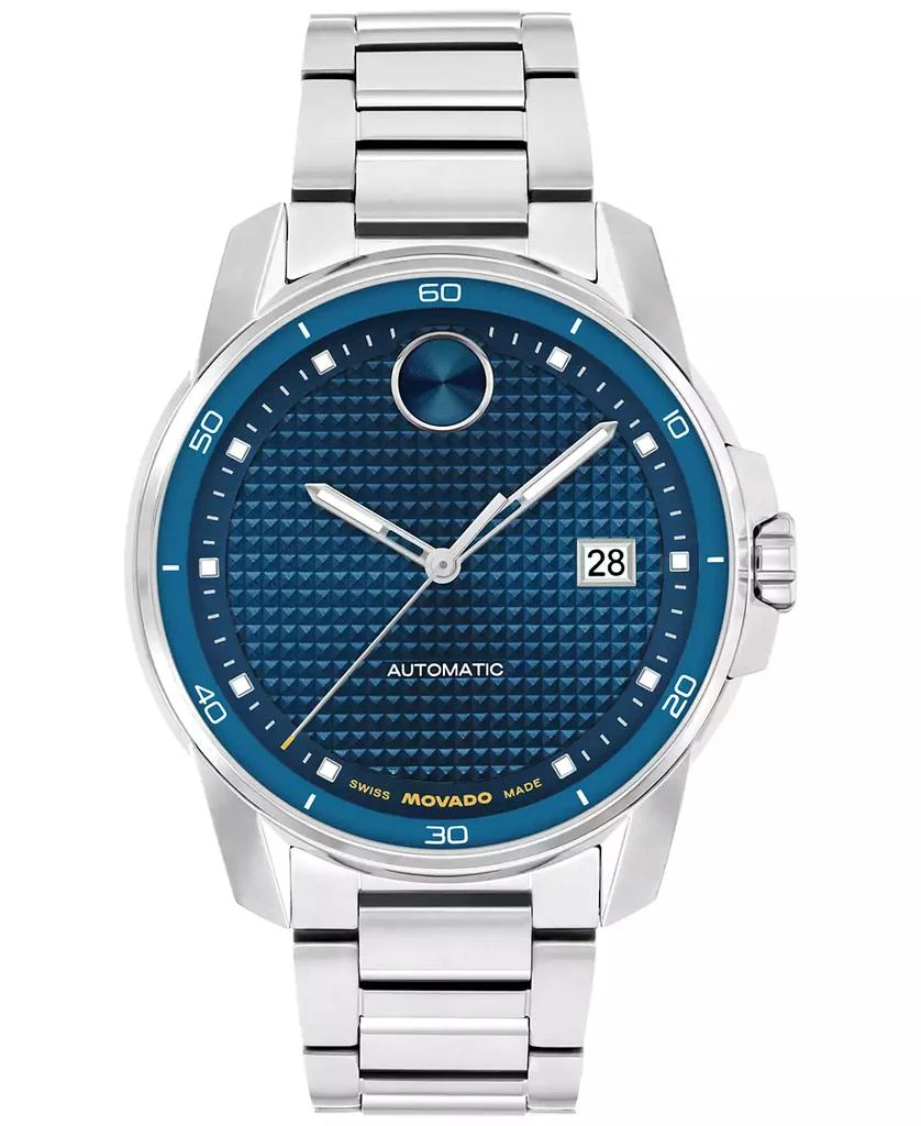 Movado Men's Bold Verso Swiss Automatic Stainless-Steel Watch, 41mm 1