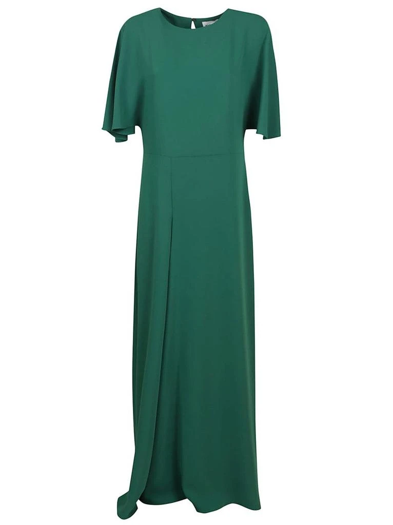 Parosh Long Green Polyester Maxi Dress 1