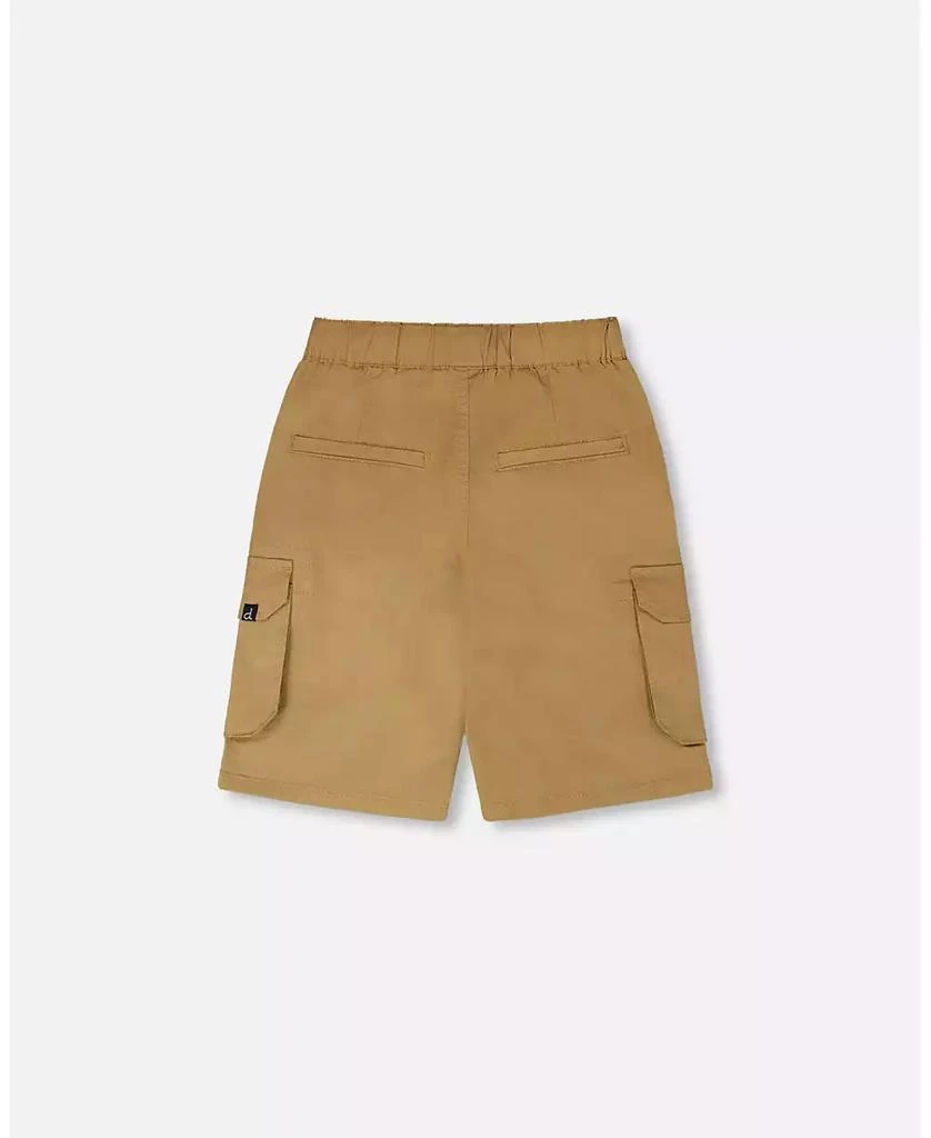 Deux par Deux Baby Boys Stretch Twill Cargo Bermuda Shorts 4