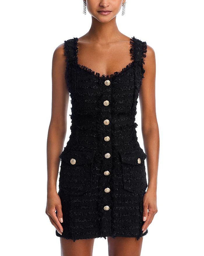 AQUA Tweed Tank Dress - Exclusive 7