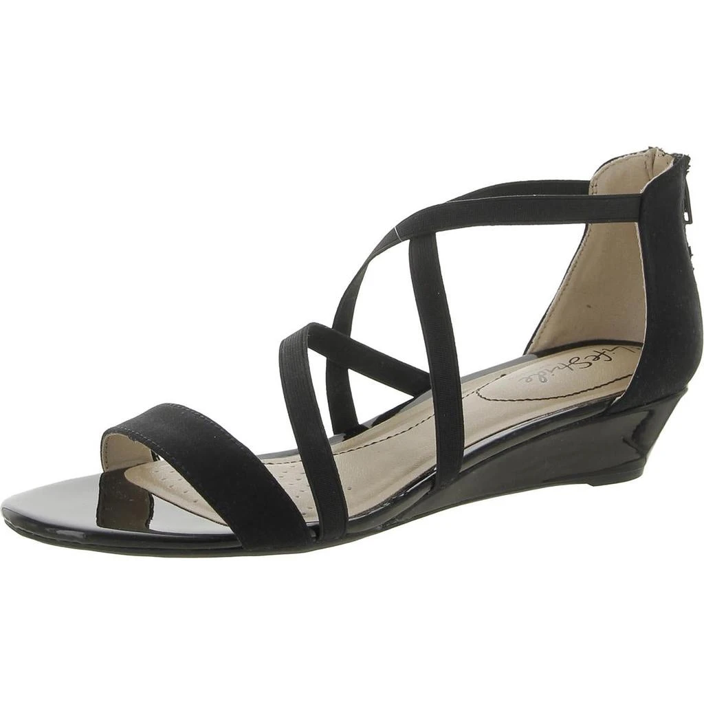 LifeStride Yolanda 2 Womens Faux Suede Strappy Wedge Sandals 1