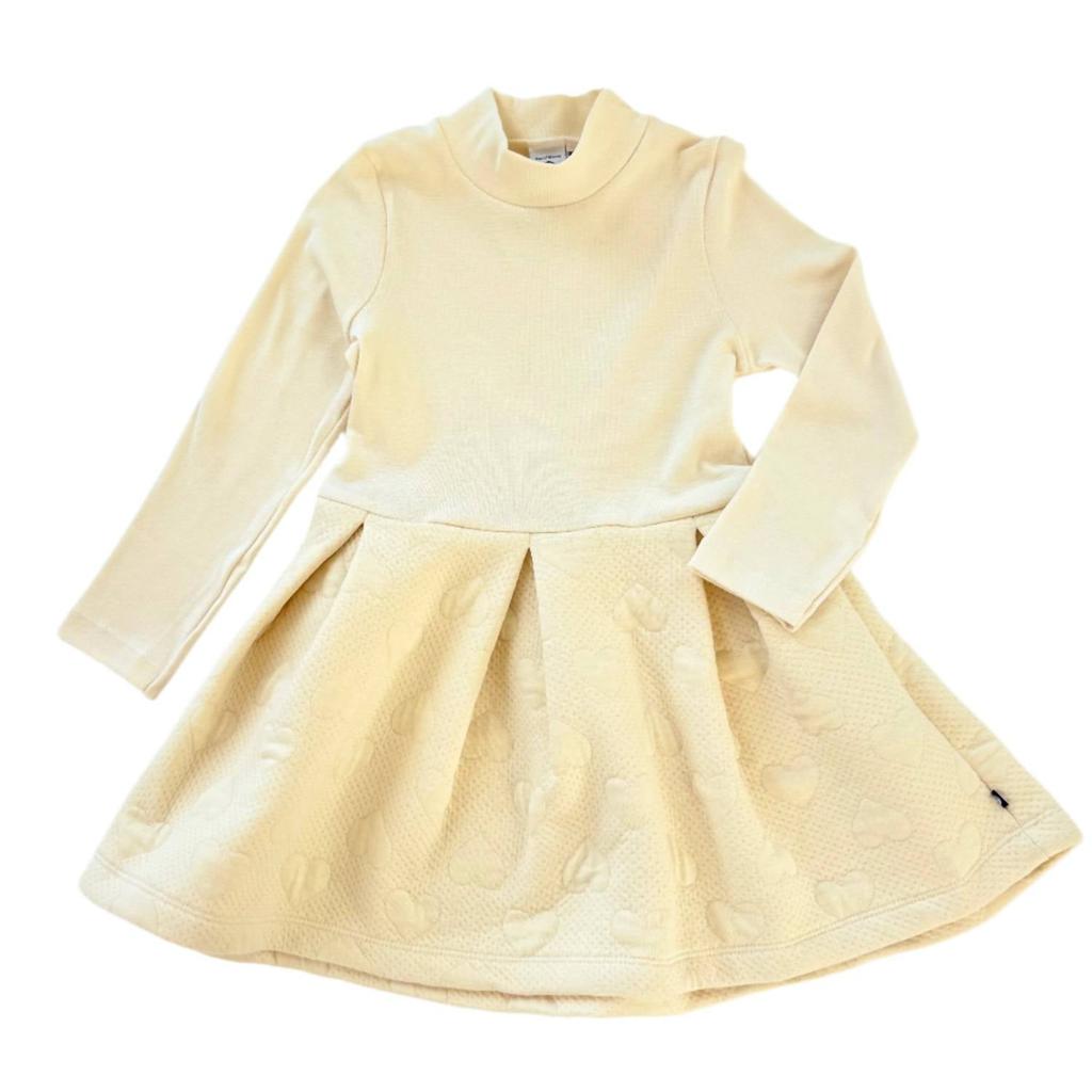 PETIT BATEAU Petit Bateau - Girls Knit Quilted Dress