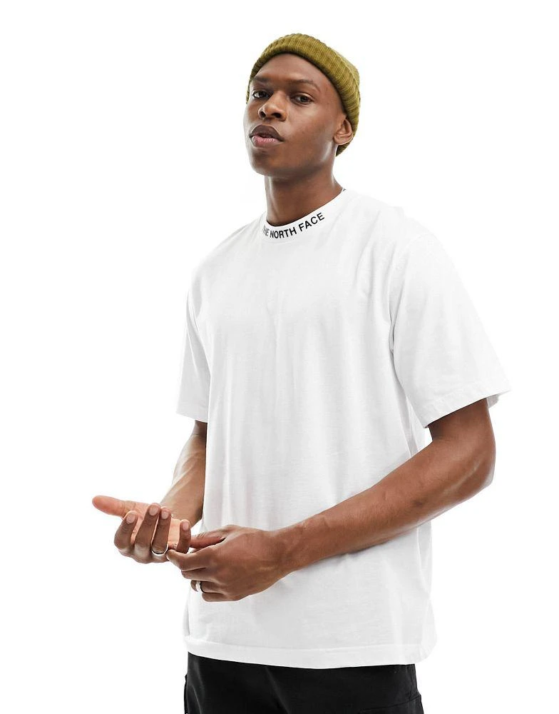 The North Face The North Face Zumu taped logo t-shirt in white 4