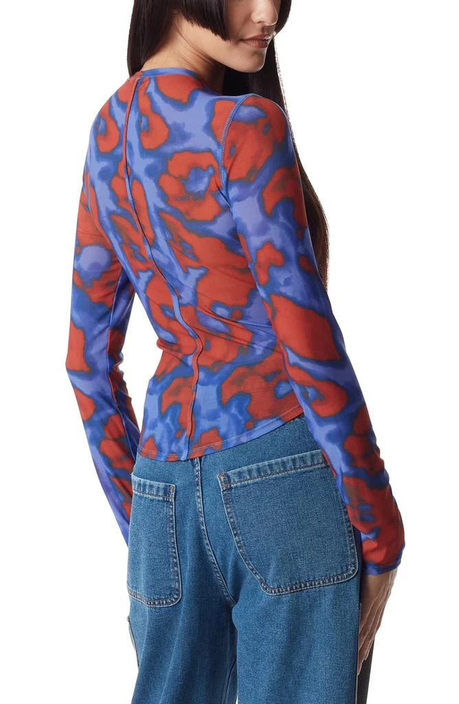 Circus NY by Sam Edelman Devyn Abstract Print Long Sleeve Top 2