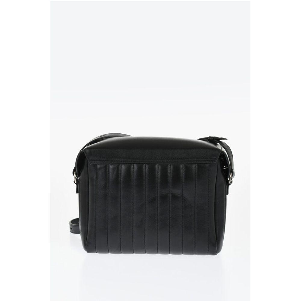 Jil Sander Quilted Leather LID Crossbody Women's Bag